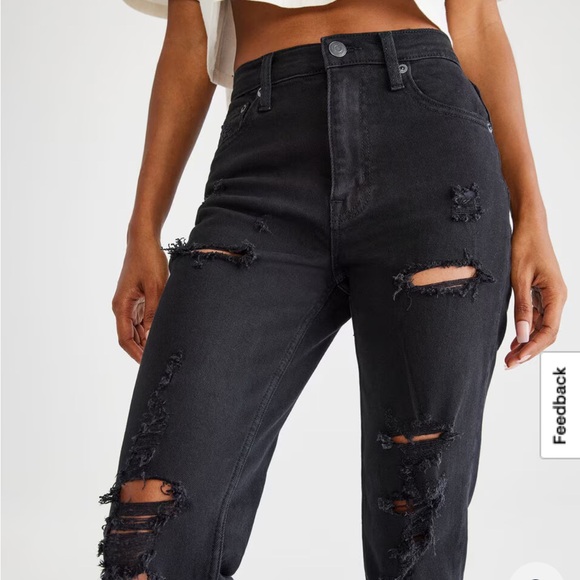 Aeropostale Mom‎ Jeans stretch in black. NWT. Retail 59.95 - Picture 3 of 10